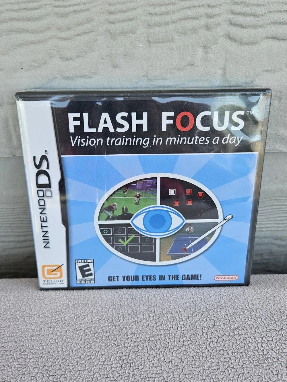 Nintendo DS Game Lot of 2 Brain Age Train Your Brain Flash Focus Educational